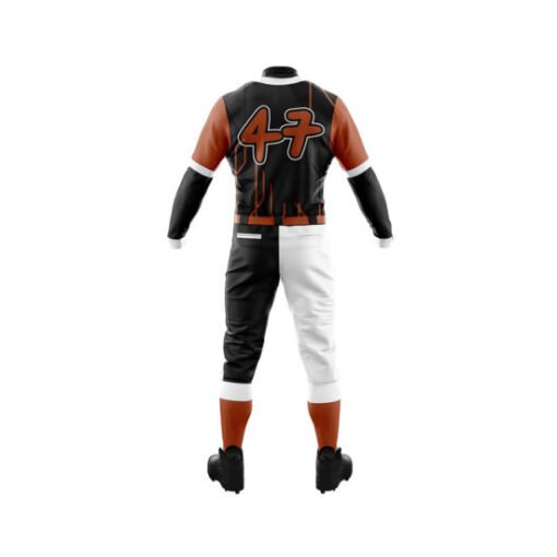 VS-201 Custom Baseball Uniform Back